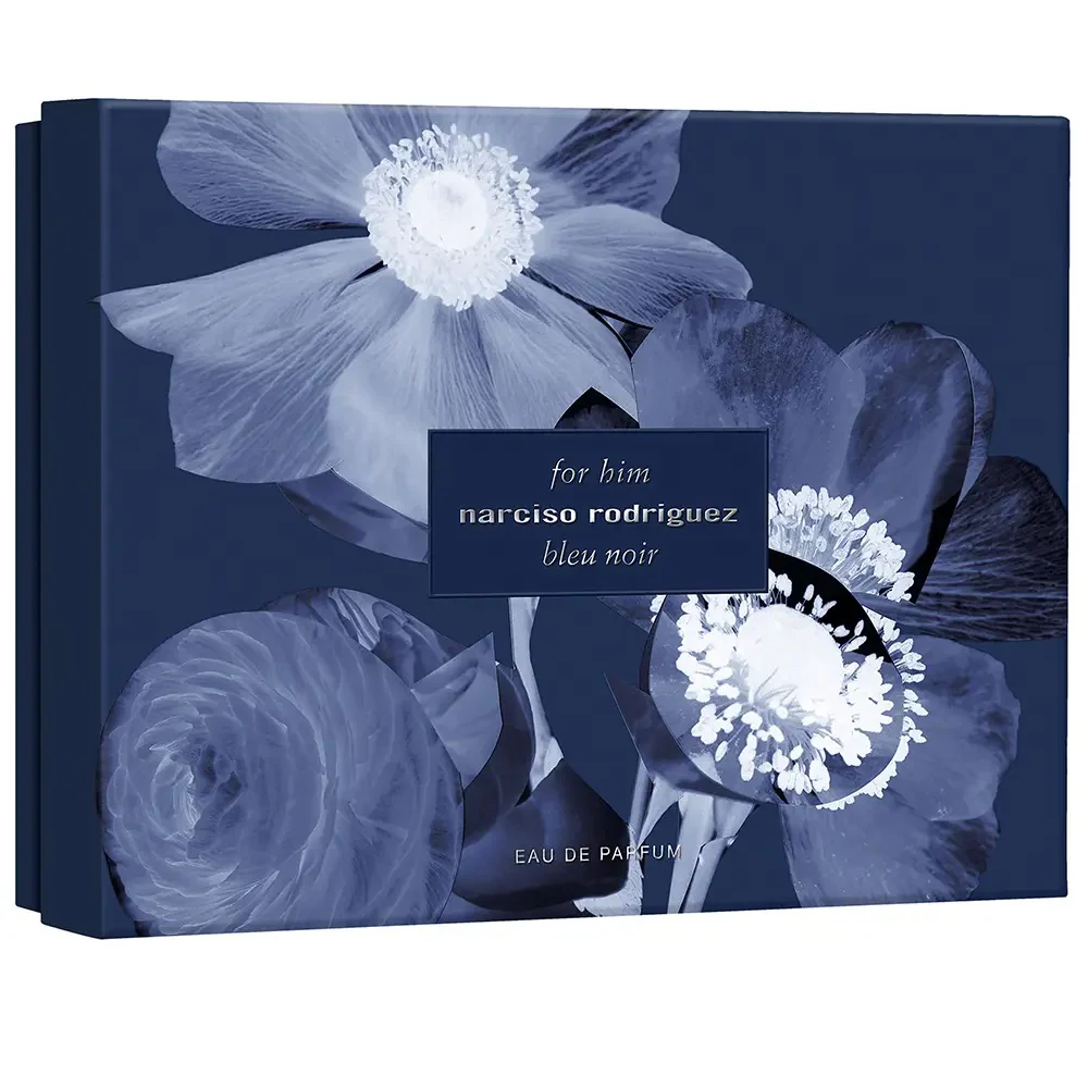 For Him Bleu Noir zestaw woda perfumowana spray 100ml + żel pod prysznic 50ml + woda perfumowana spray 10ml - Image 2