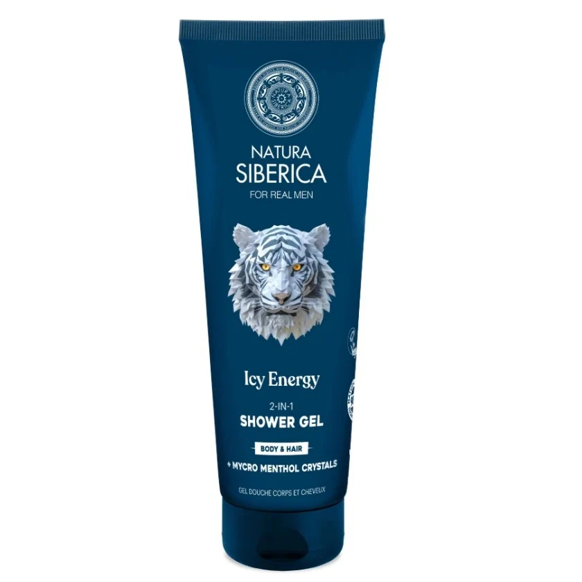 For Real Men żel pod prysznic 2w1 do ciała i włosów Icy Energy 200ml