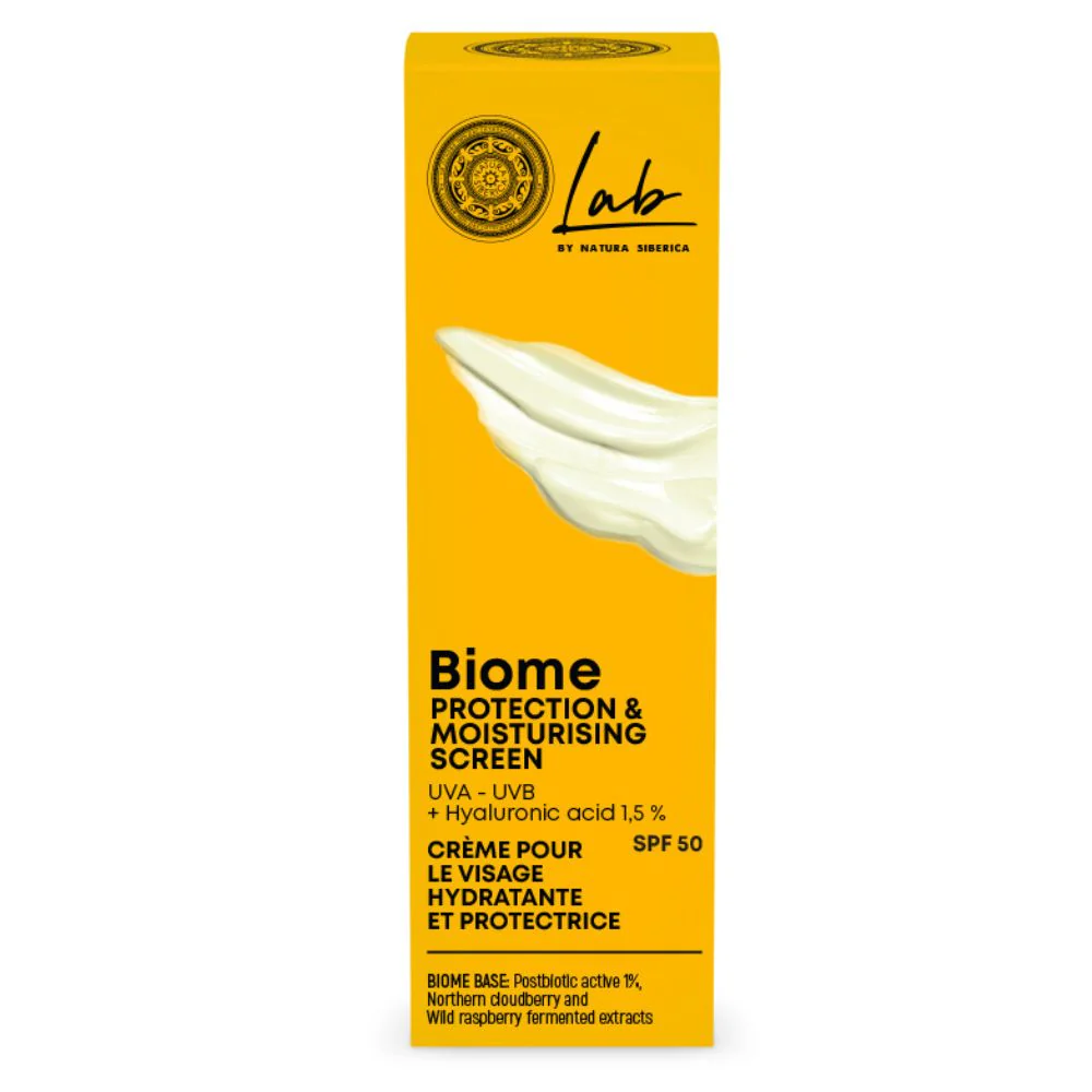 Lab Biome krem do twarzy z filtrem SPF50 i kwasem hialuronowym 30ml - Image 2