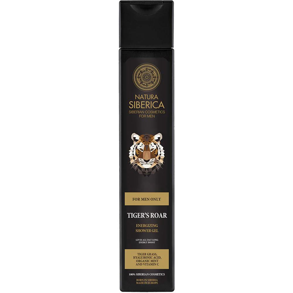 Men naturalny energetyzujący żel pod prysznic Ryk Tygrysa 250ml