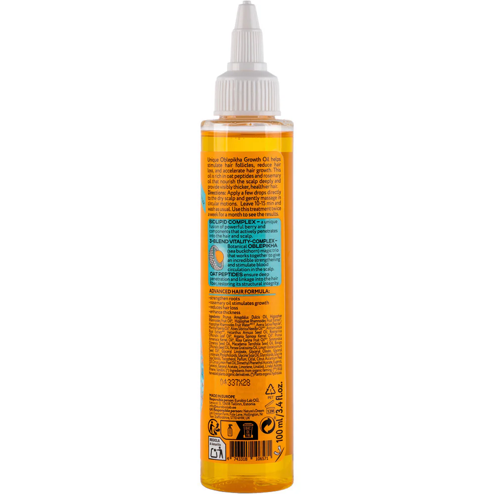 Oblepikha Grow olejek wzmacniający włosy 100ml - Image 2