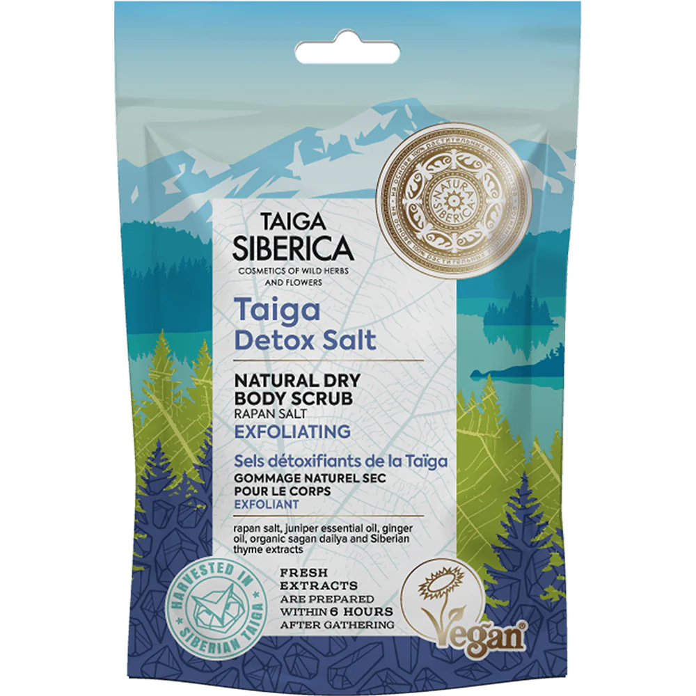 Taiga Siberica złuszczający suchy peeling do ciała 250ml