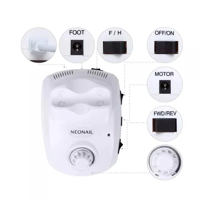 Nail Drill NN S12 12W frezarka do paznokci White - Image 4
