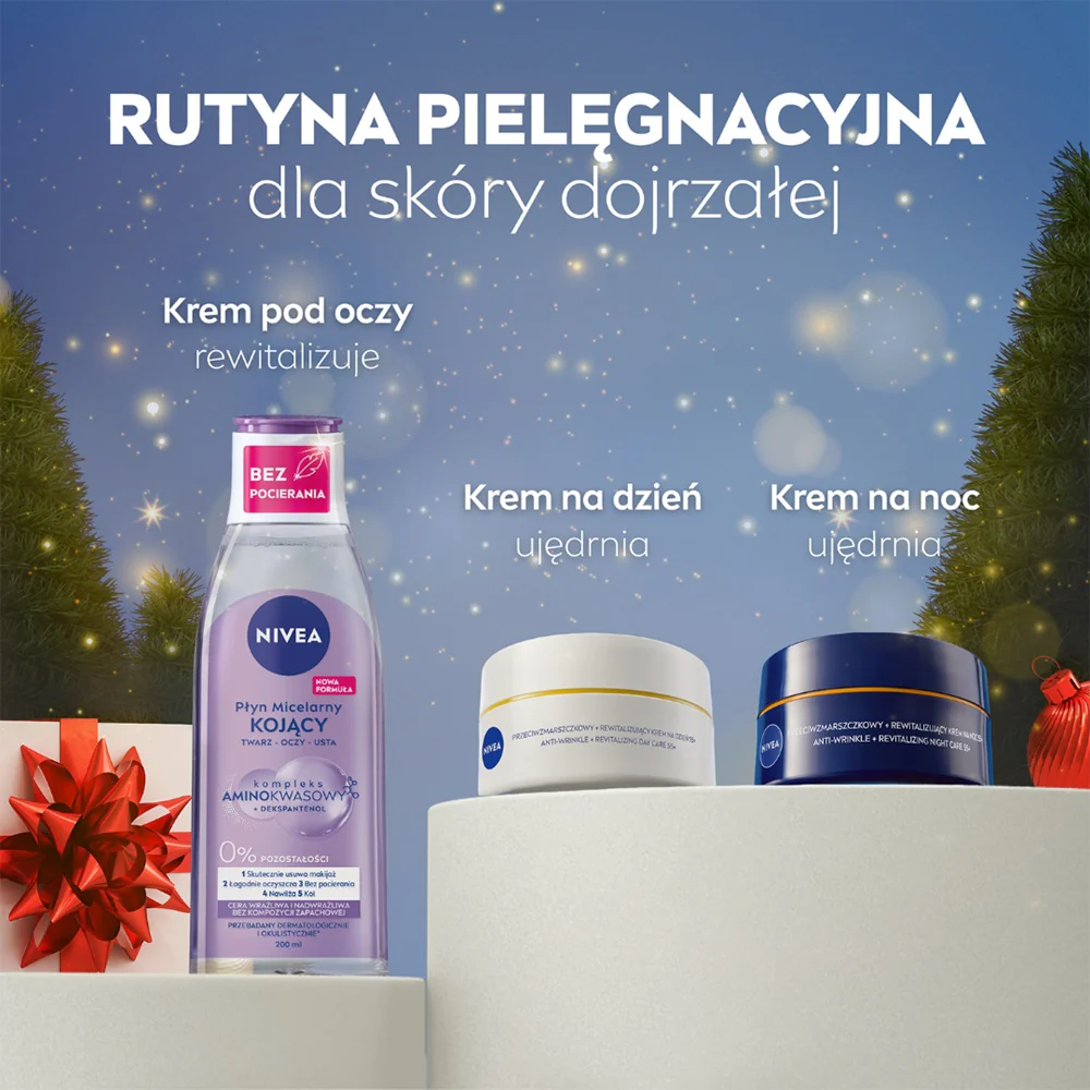 Beautiful Time zestaw kojący płyn micelarny 200ml + krem na dzień 55+ 50ml + krem na noc 55+ 50ml - Image 5