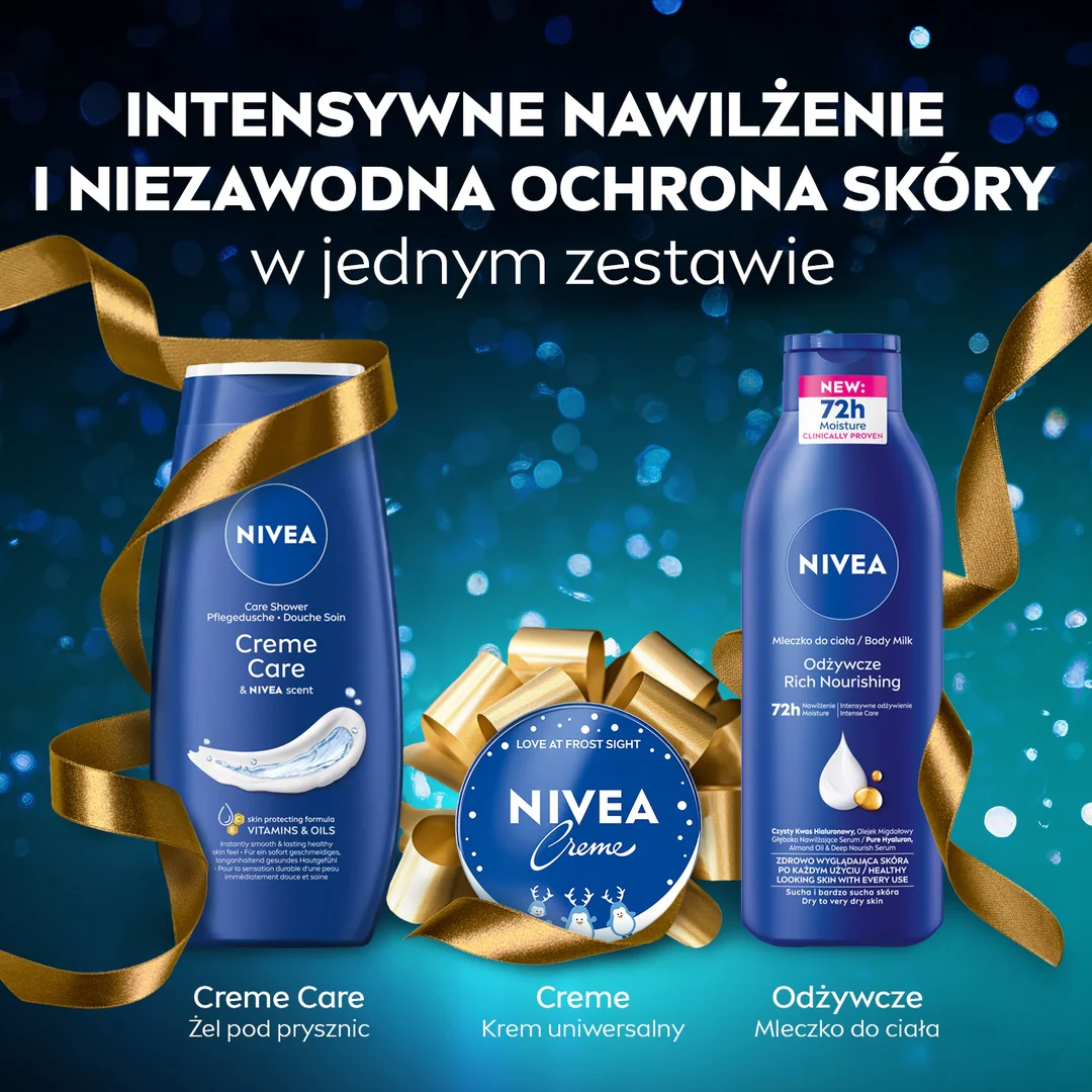 Cozy Care zestaw pielęgnujący żel pod prysznic 250ml + odżywcze mleczko do ciała 250ml + krem uniwersalny 150ml - Image 2