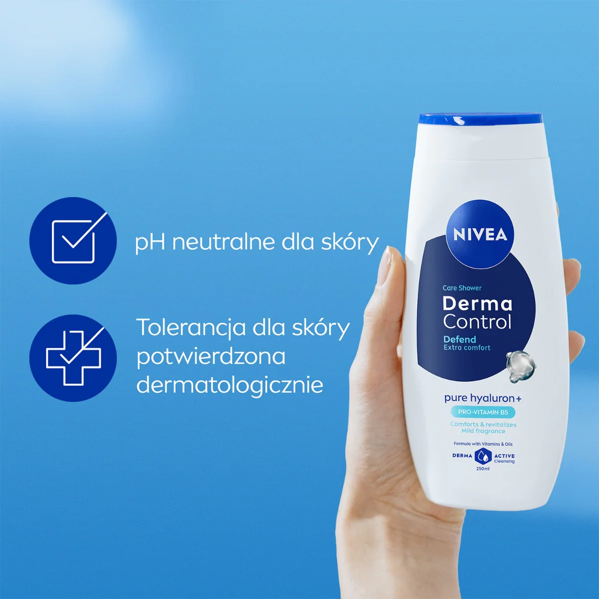 Derma Control Defend żel pod prysznic 250ml - Image 2