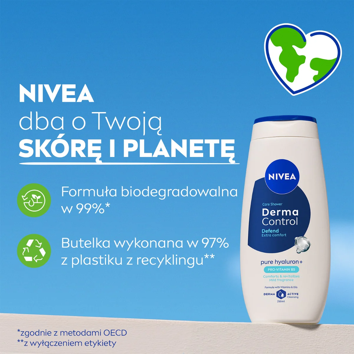 Derma Control Defend żel pod prysznic 250ml - Image 3