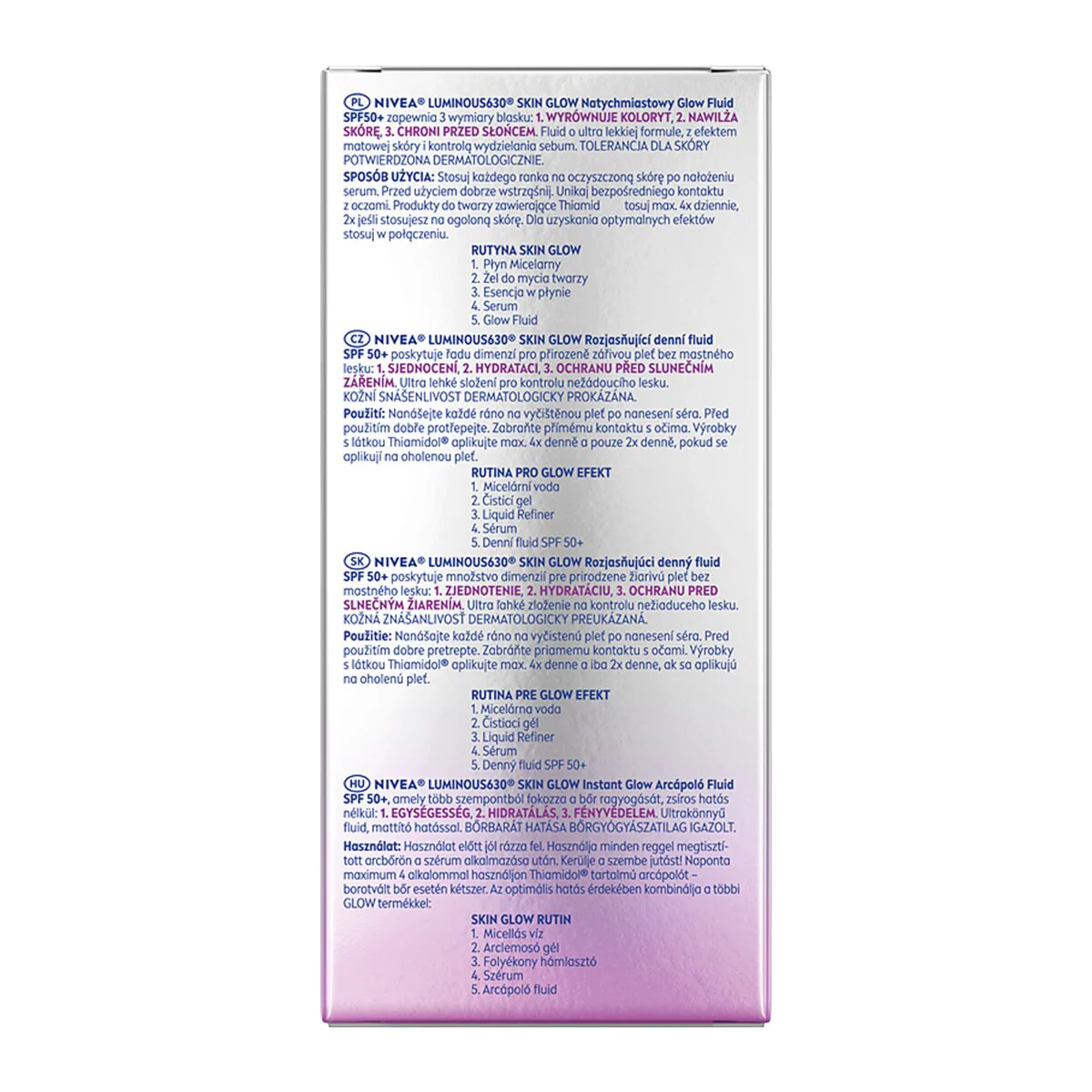 Luminous630® Skin Glow fluid SPF50+ 40ml - Image 4