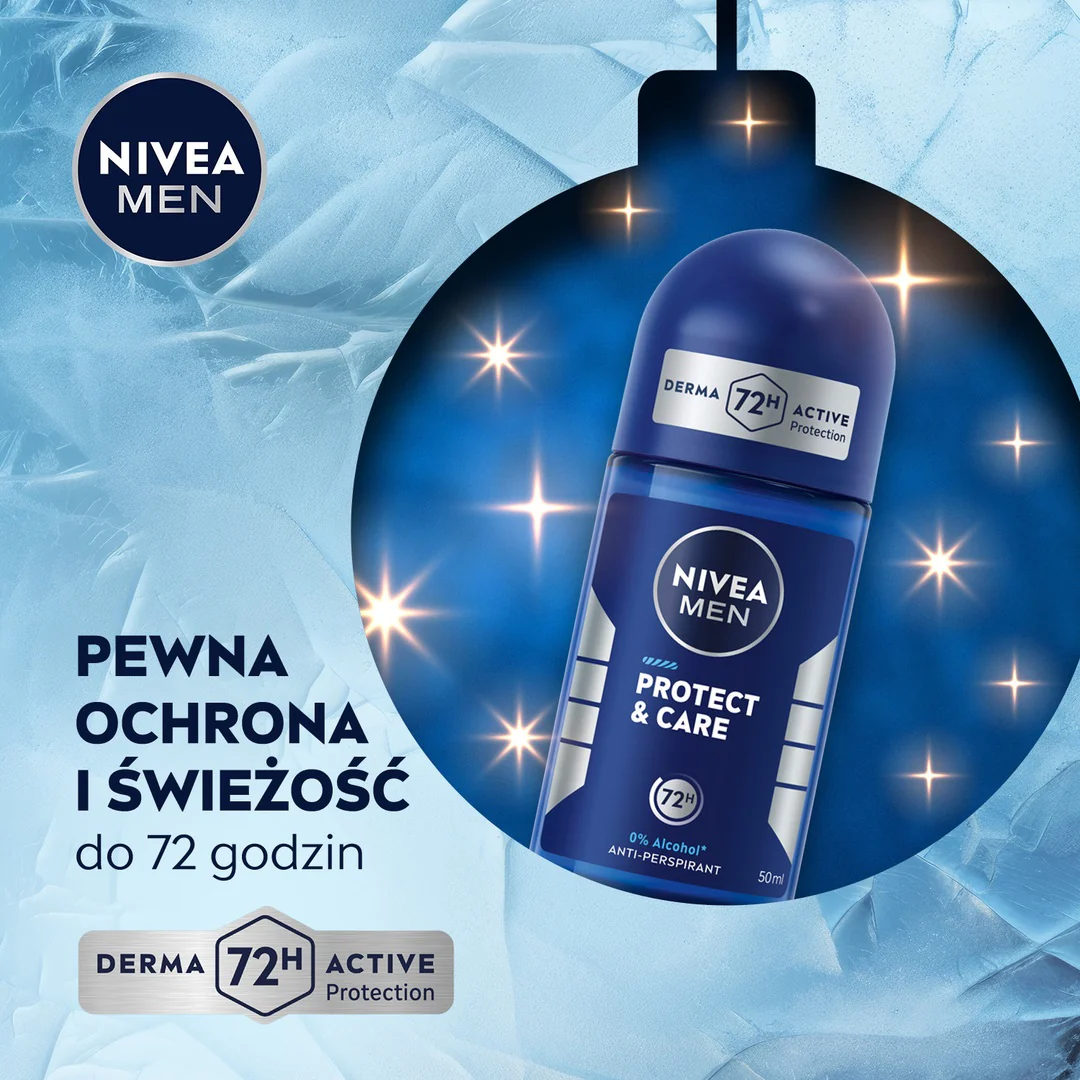 Men Caring Comfort zestaw żel pod prysznic 3w1 250ml + antyperspirant roll-on 50ml + krem uniwersalny 100ml - Image 3
