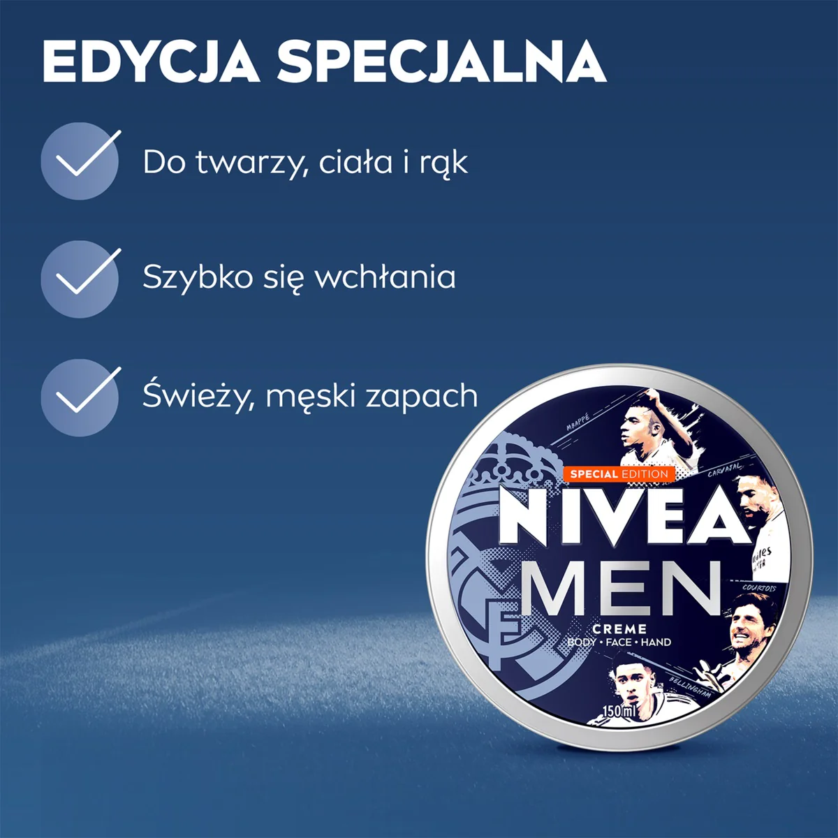 Men Creme Real Madryt krem uniwersalny 150ml - Image 5