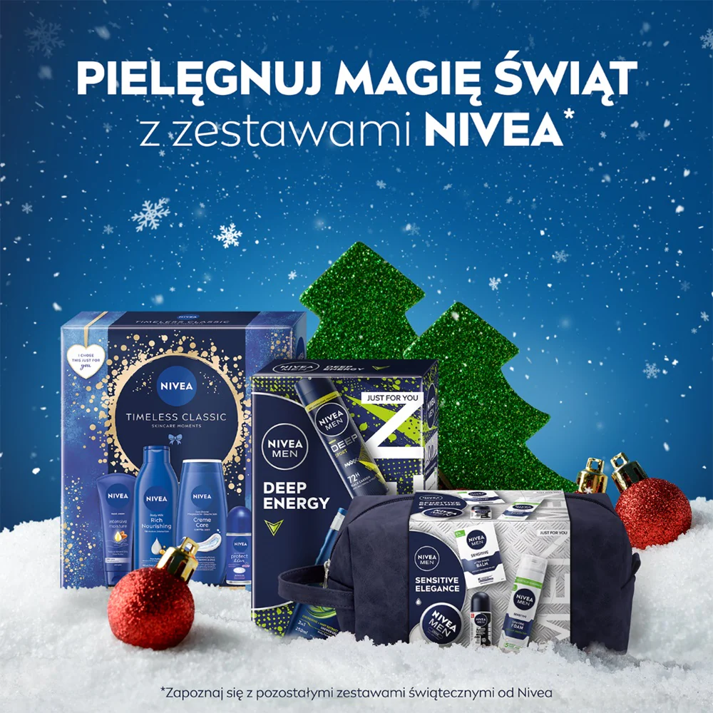Men Deep Collection zestaw krem uniwersalny 75ml + antyperspirant roll-on 50ml + żel pod prysznic 3w1 250ml + antybakteryjna woda po goleniu 100ml - Image 4