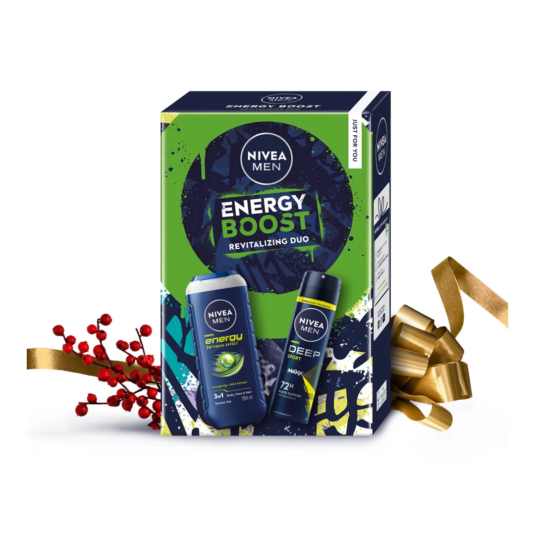 Men Energy Boost zestaw żel pod prysznic 3w1 250ml + antyperspirant w sprayu 150ml - Image 6