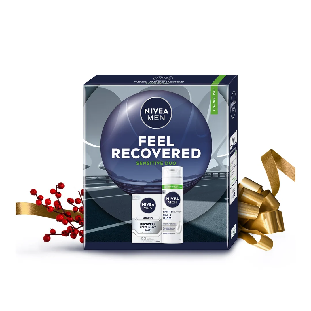 Men Feel Recovered zestaw pianka do golenia 200ml + balsam po goleniu 100ml - Image 6