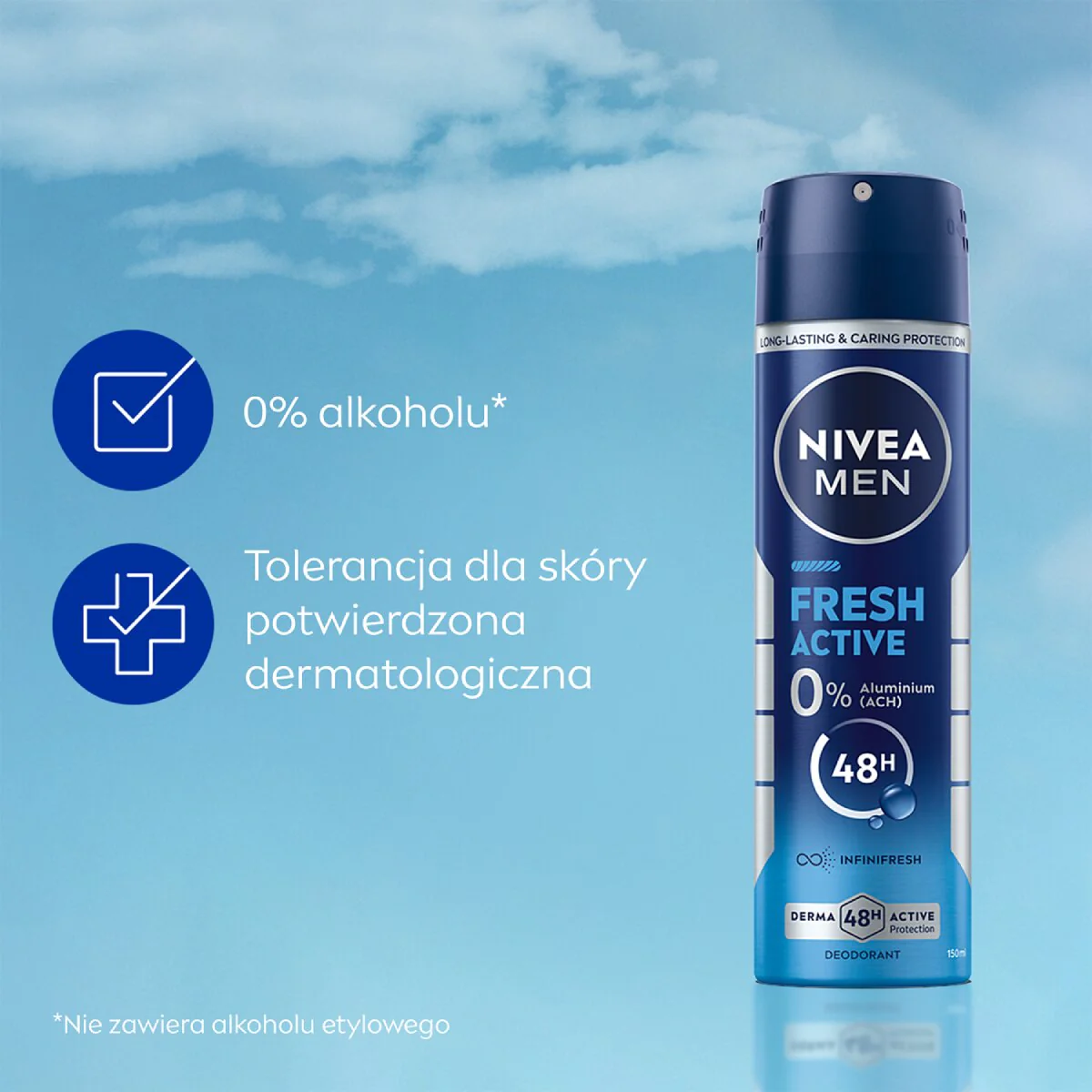 Men Fresh Active dezodorant spray 150ml - Image 3