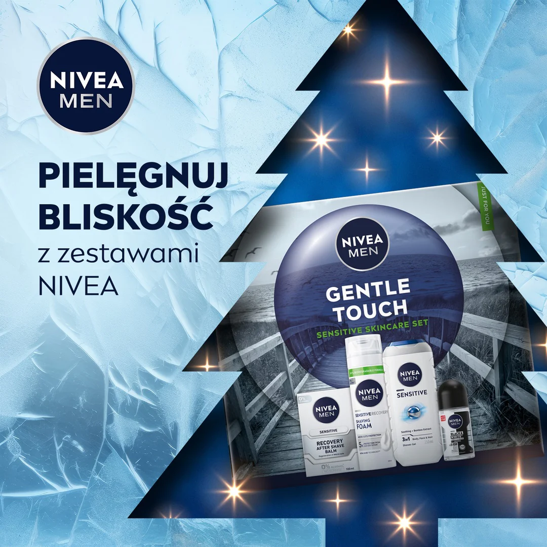 Men Gentle Touch zestaw pianka do golenia 200ml + balsam po goleniu 100ml + żel pod prysznic 3w1 250ml + antyperspirant roll-on 50ml - Image 5