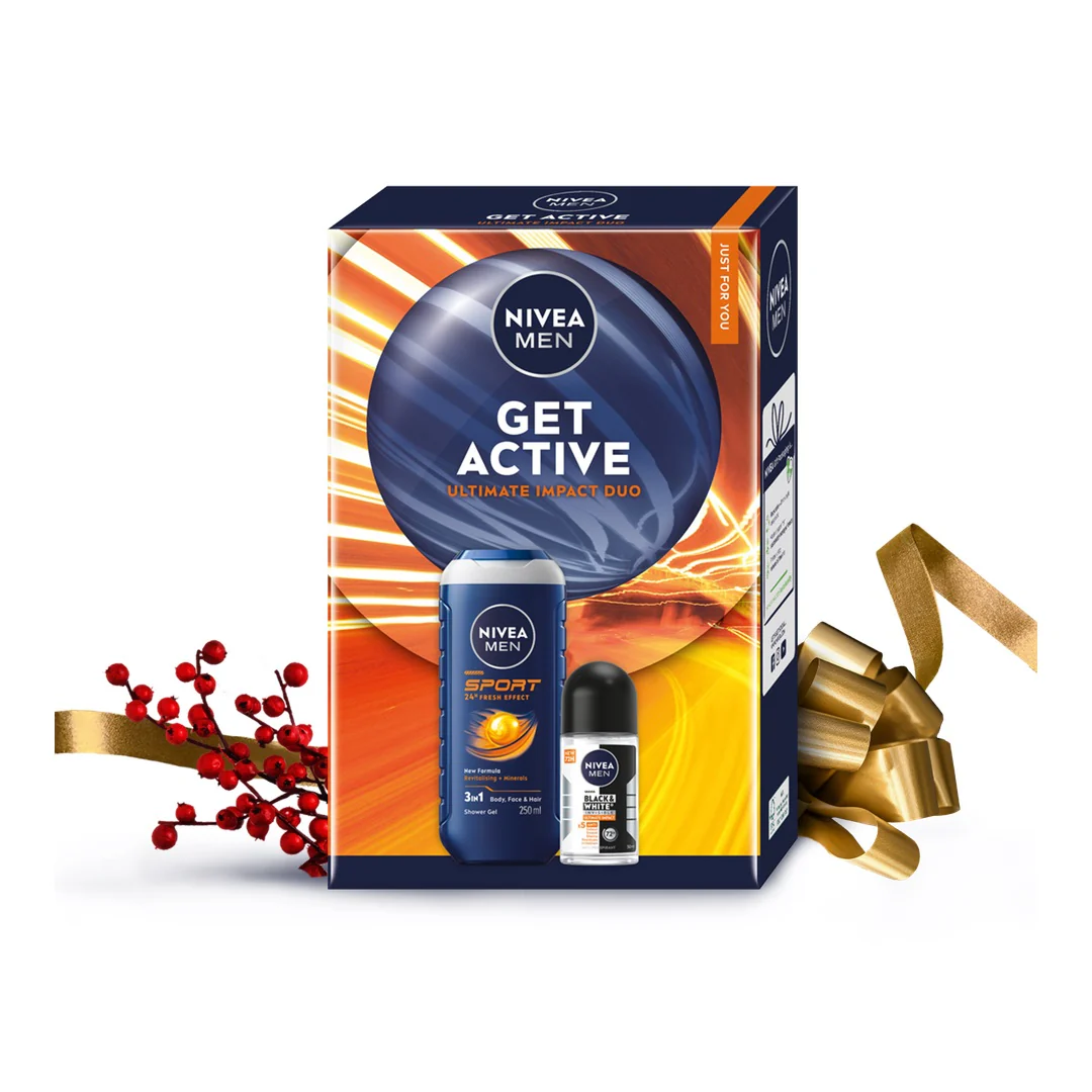 Men Get Active zestaw żel pod prysznic 3w1 250ml + antyperspirant roll-on 50ml - Image 4