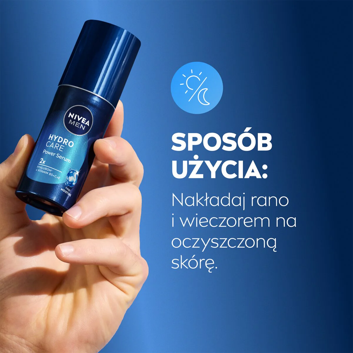 Men HydroCare power serum z kwasem hialuronowym 30ml - Image 3