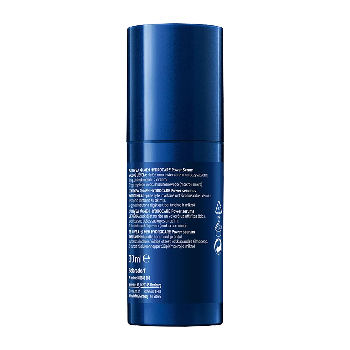 Men HydroCare power serum z kwasem hialuronowym 30ml - Image 7