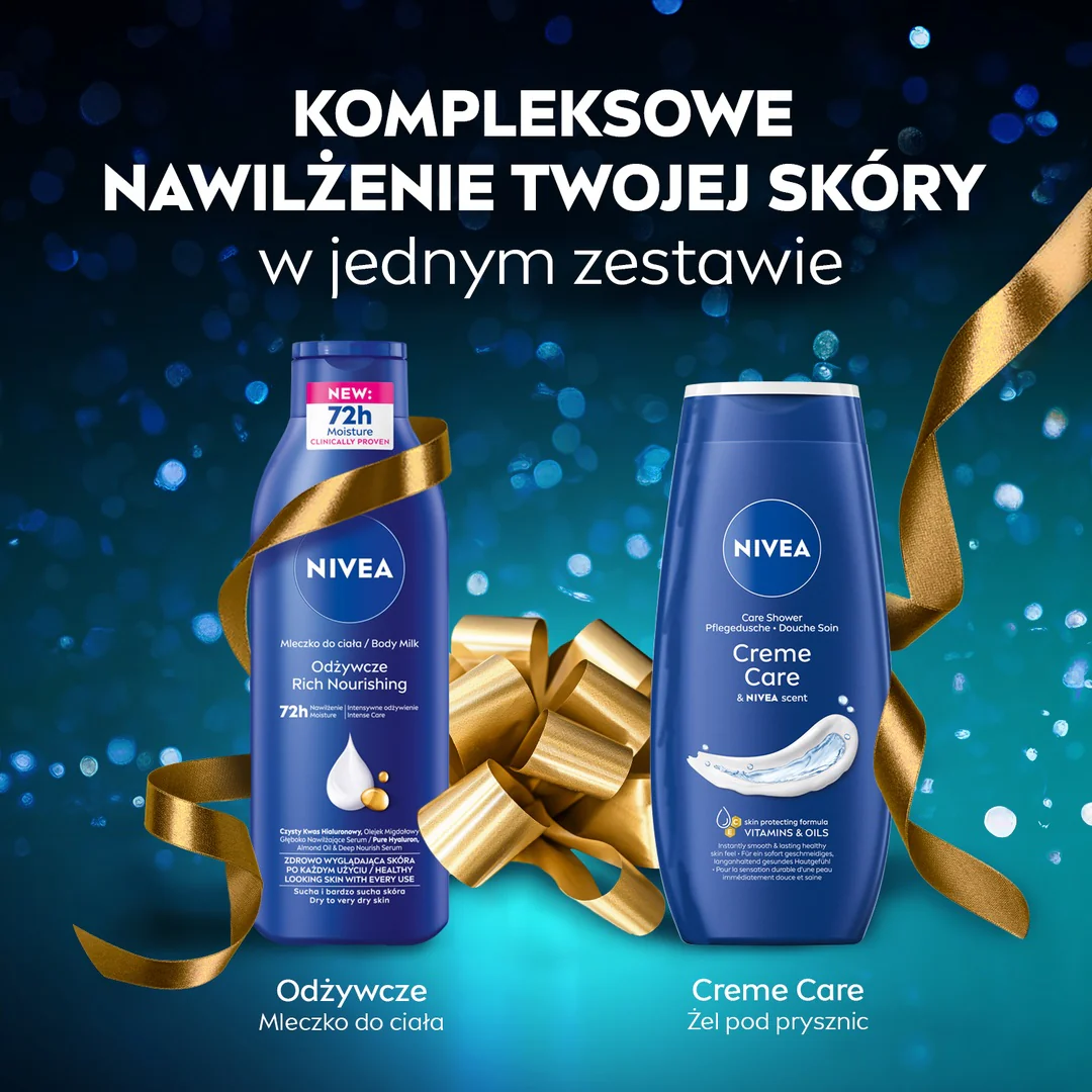 Nourishing zestaw pielęgnujący żel pod prysznic 250ml + odżywcze mleczko do ciała 250ml - Image 5