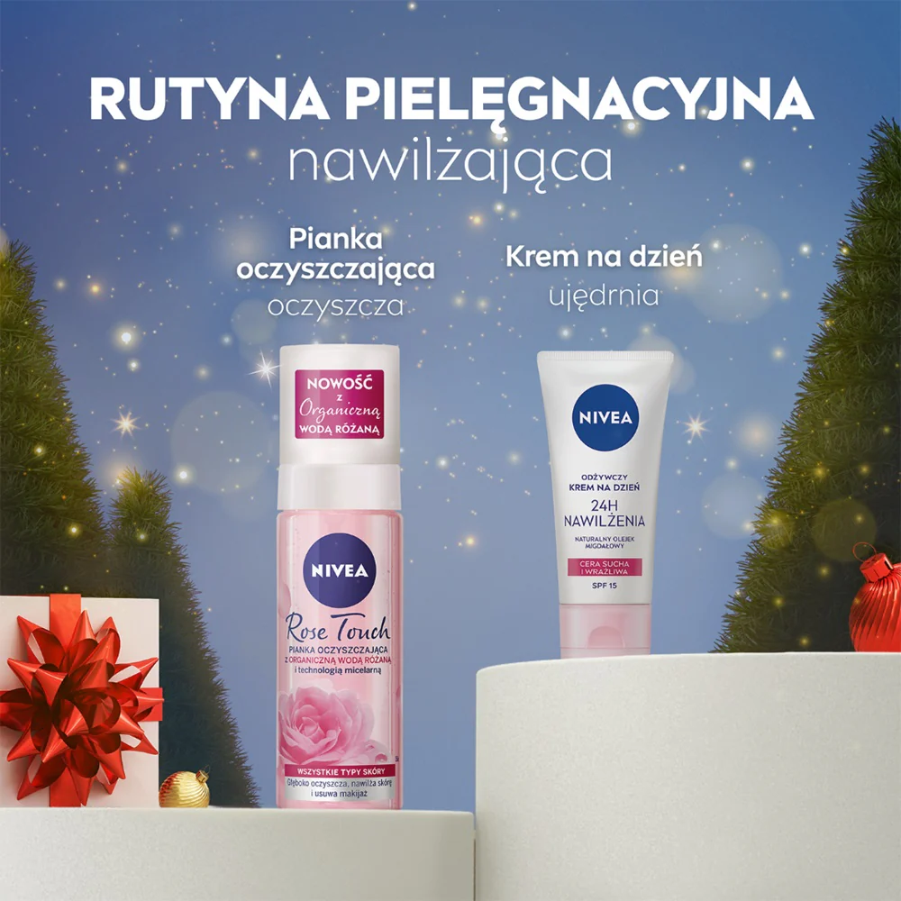 Pink Chic zestaw pianka oczyszczająca 150ml + odżywczy krem na dzień 50ml - Image 2