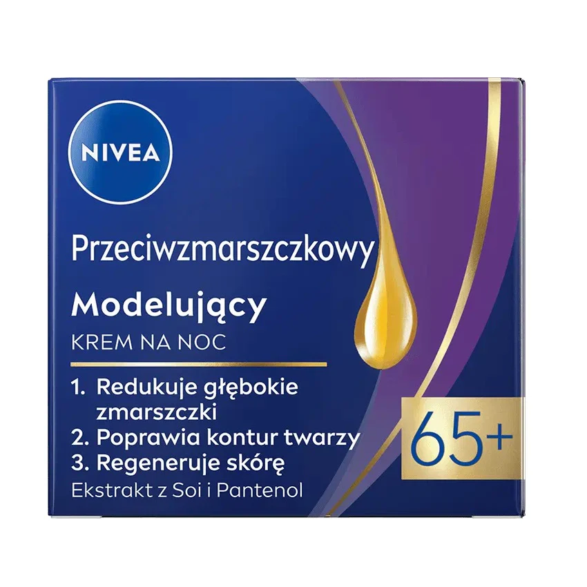 Przeciwzmarszczkowy modelujący krem na noc 65+ 50ml - Image 3
