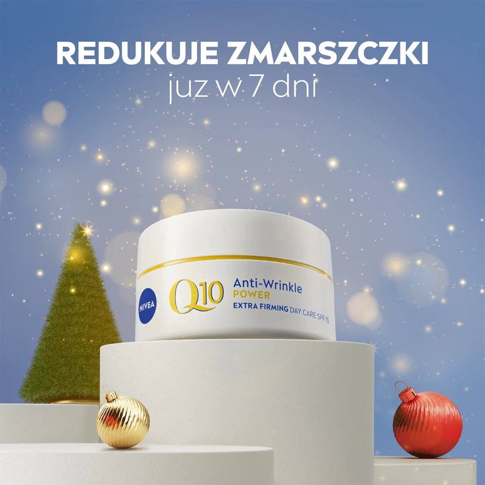 Q10 Power Effect zestaw przeciwzmarszczkowy krem na dzień 50ml + przeciwzmarszczkowy krem pod oczy 15ml - Image 2