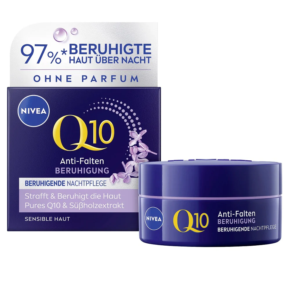 Q10 Ukojenie przeciwzmarszczkowy łagodzący krem na noc 50ml