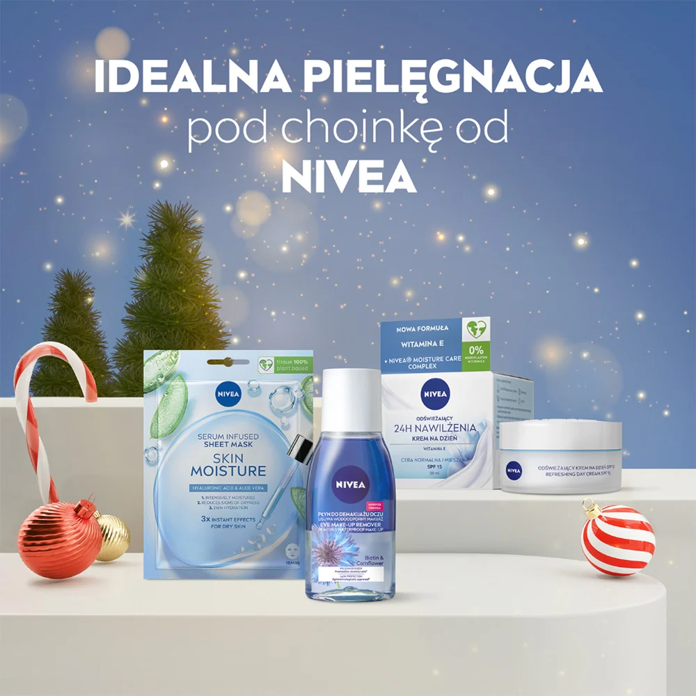 Skin Boost zestaw odświeżający krem na dzień 50ml + dwufazowy płyn do demakijażu oczu 125ml + nawilżająca maska w płachcie 1szt - Image 3