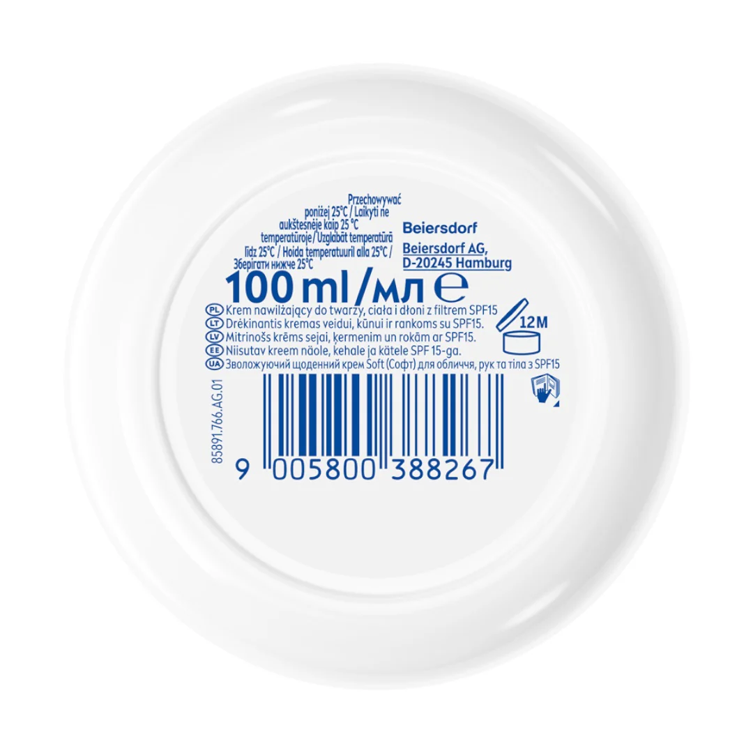 Soft Daily UV krem intensywnie nawilżający SPF15 100ml - Image 2