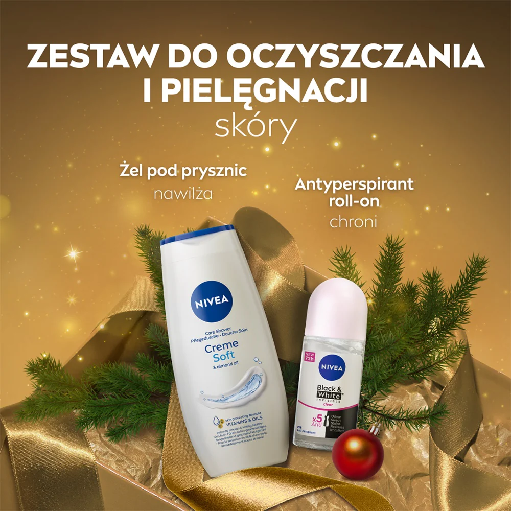 Soft Moment zestaw żel pod prysznic 250ml + antyperspirant roll-on 50ml - Image 2