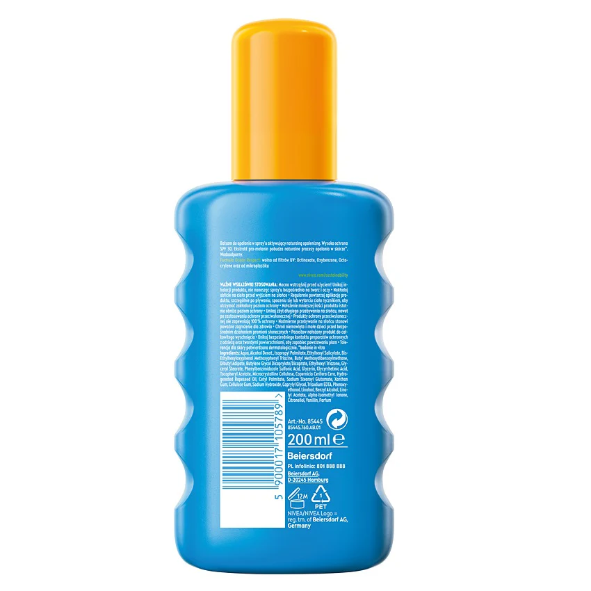 Sun Protect & Bronze balsam w sprayu aktywujący naturalną opaleniznę SPF30 200ml - Image 2