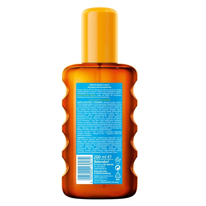 Sun Protect & Bronze olejek do opalania w sprayu aktywujący naturalną opaleniznę SPF30 200ml - Image 2