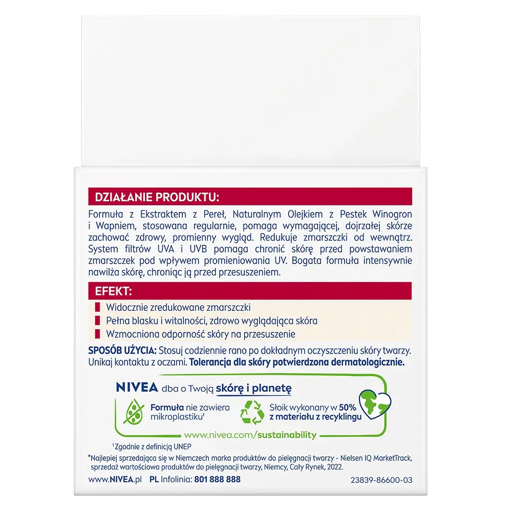 Vital Przeciwzmarszczkowy nawilżający krem na dzień 50ml - Image 2
