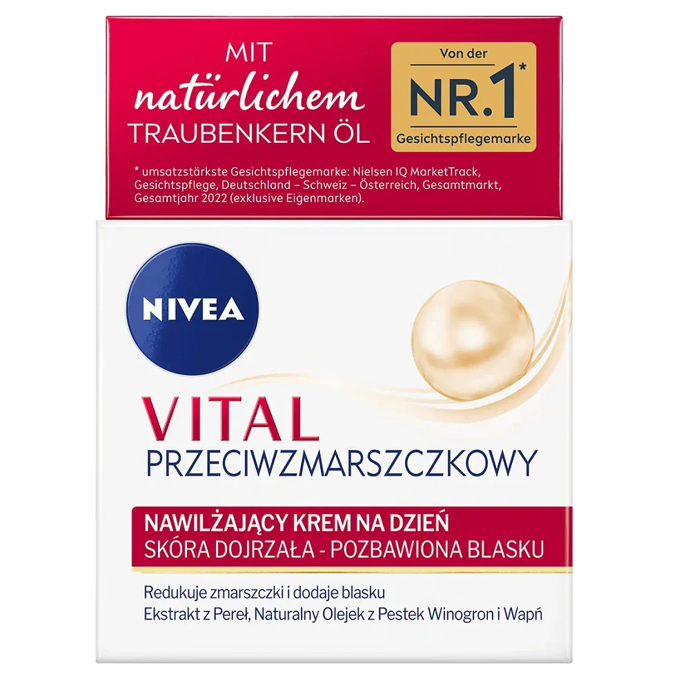 Vital Przeciwzmarszczkowy nawilżający krem na dzień 50ml - Image 3