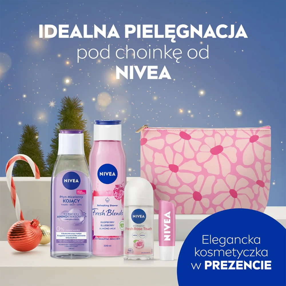 You Got This zestaw odświeżający żel pod prysznic 300ml + antyperspirant roll-on 50ml + pielęgnująca pomadka do ust 4.8g + kojący płyn micelarny 200ml + kosmetyczka - Image 2