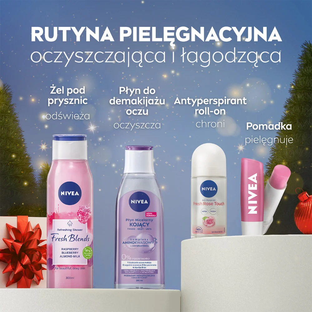 You Got This zestaw odświeżający żel pod prysznic 300ml + antyperspirant roll-on 50ml + pielęgnująca pomadka do ust 4.8g + kojący płyn micelarny 200ml + kosmetyczka - Image 5