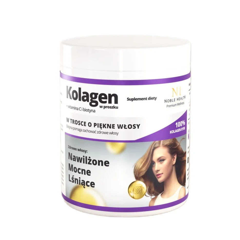 Kolagen + Witamina C i Biotyna w proszku suplement diety w proszku 100g