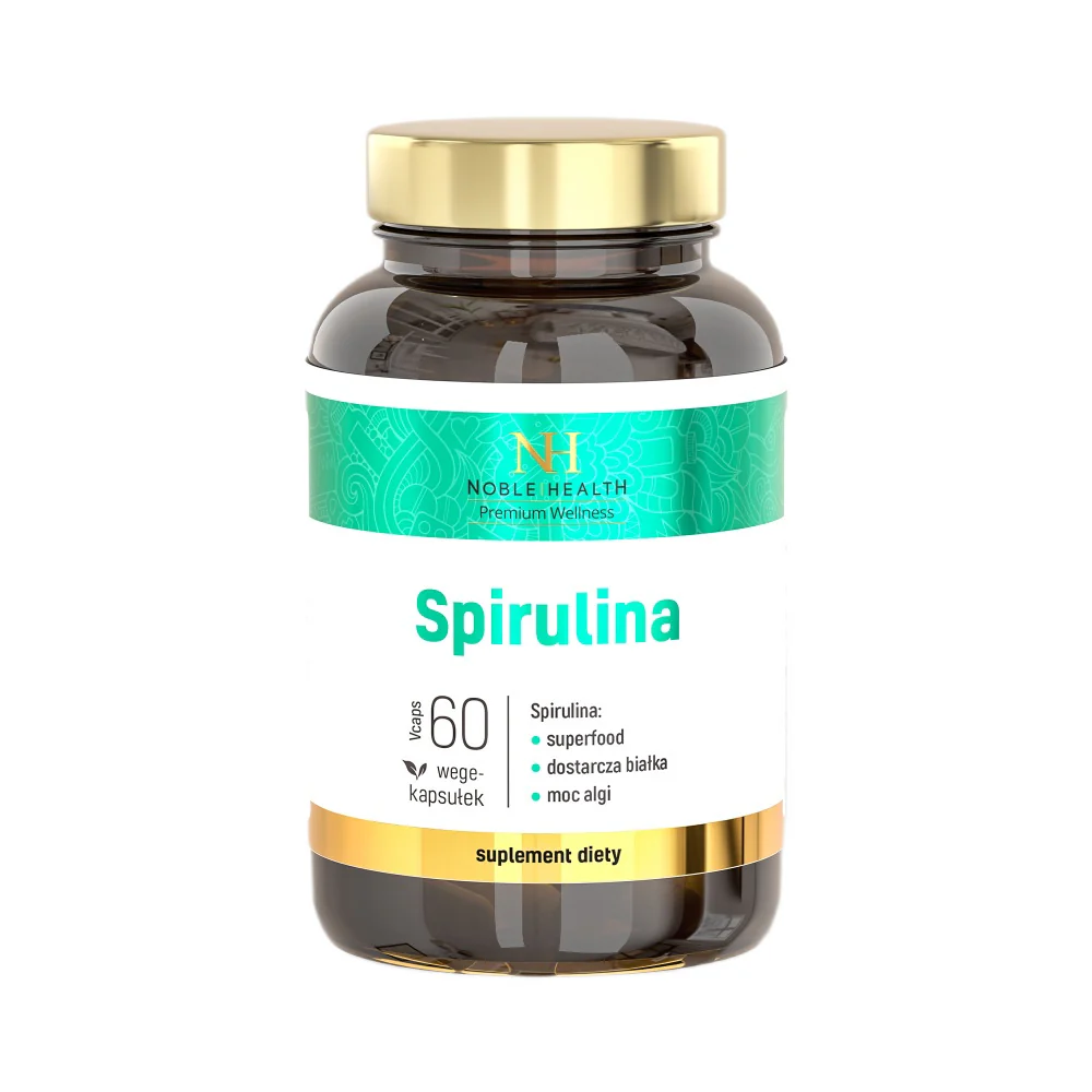 Spirulina suplement diety 60 kapsułek