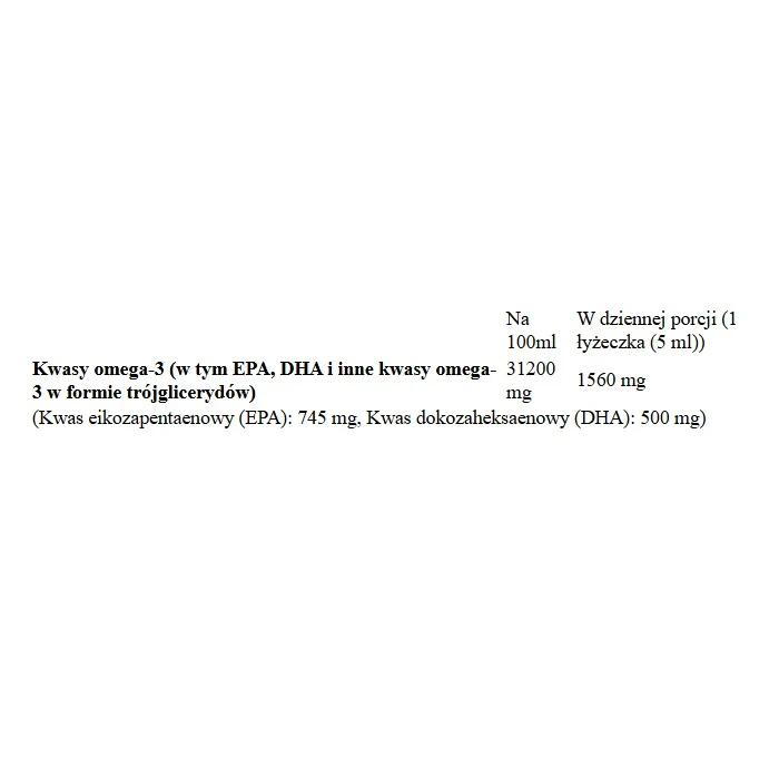 Omega 3 1560mg suplement diety w płynie 237ml - Image 2