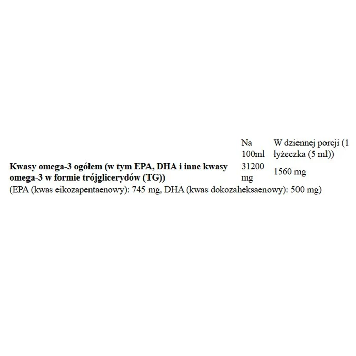 Omega 3 1560mg suplement diety w płynie 473ml - Image 2