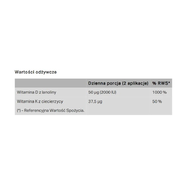 Witamina D3+K2 suplement diety w kroplach 50ml - Image 3