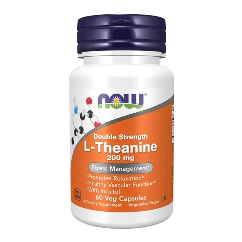 L-Theanine 200mg suplement diety 60 kapsułek