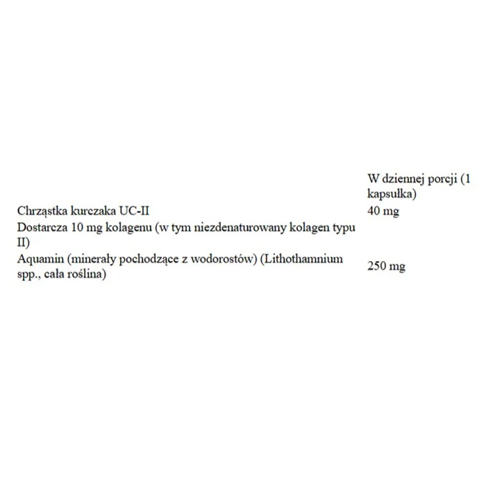 UC-II kolagen typu II suplement diety 120 kapsułek - Image 2
