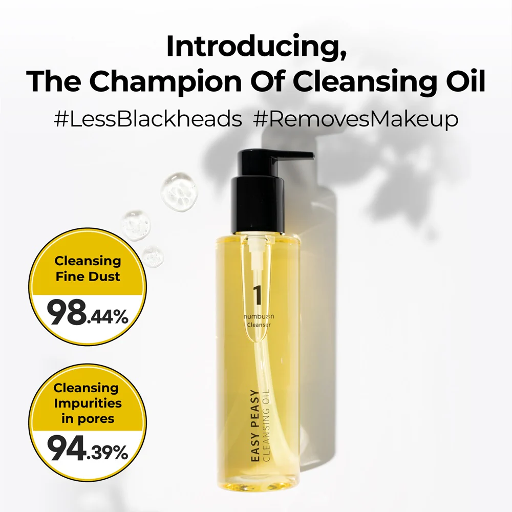 No.1 Easy Peasy Cleansing Oil olejek myjący do demakijażu 200ml - Image 3
