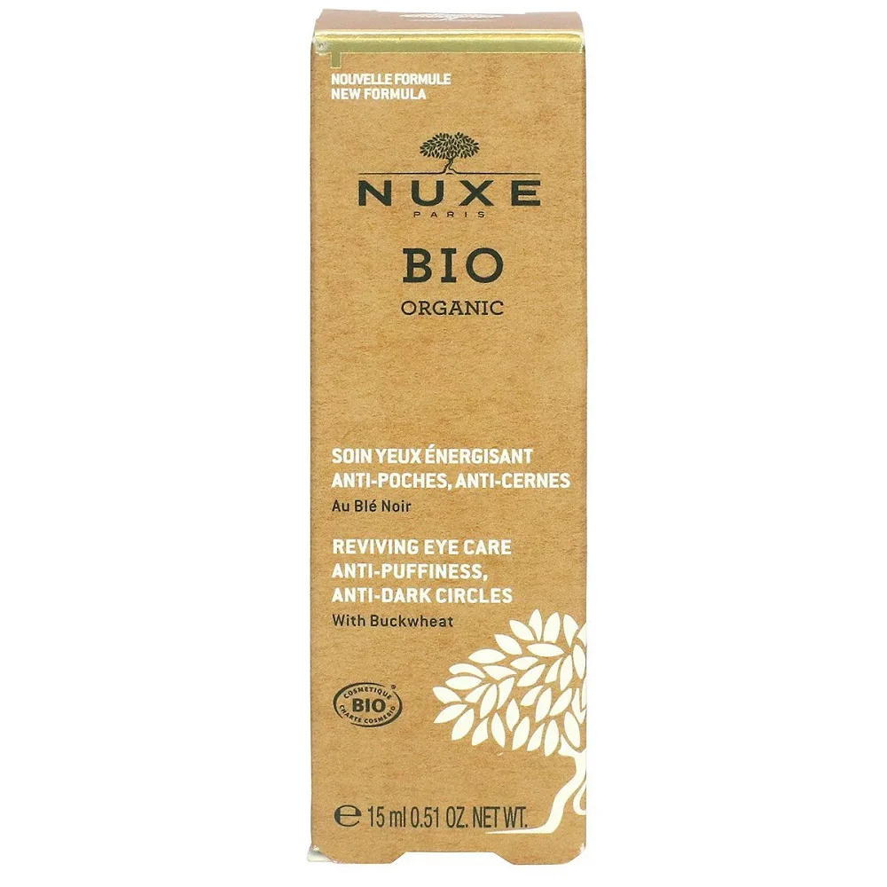 Bio Organic krem pod oczy redukujący opuchliznę i cienie pod oczami 15ml - Image 3