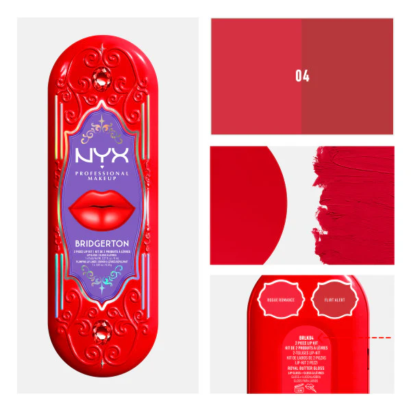 Bridgerton Royal Treasures 2-Piece Lip Kit zestaw błyszczyk i konturówka 2szt. - Image 20