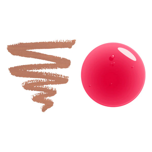 Duo Kit zestaw Slim Lip Pencil kredka do ust Natural 1.04g + Fat Oil Lip Drip olejek do ust Newsfeed 4.8ml - Image 2