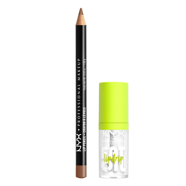 Duo Kit zestaw Slim Lip Pencil kredka do ust Nude Truffle 1.04g + Fat Oil Lip Drip olejek do ust My Main 4.8ml