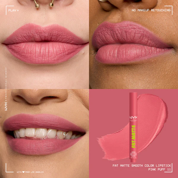 Fat Matte Smooth Color Lipstick matowy balsam do ust w sztyfcie 2g - Image 12