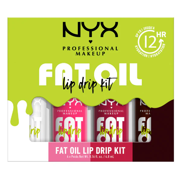 Fat Oil Lip Drip Kit zestaw olejków do ust 4x4.8ml